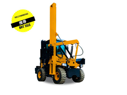小型公路护栏打桩�? width=